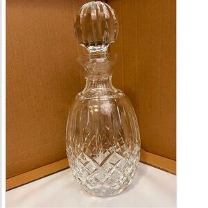 Waterford Lismore Crystal Decanter Rounded With Stopper